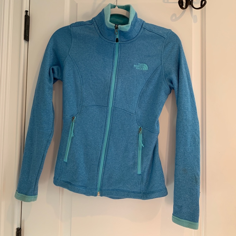 Blue The North Face Full Zip Fleece Jacket